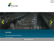 Tablet Screenshot of pheurope.com